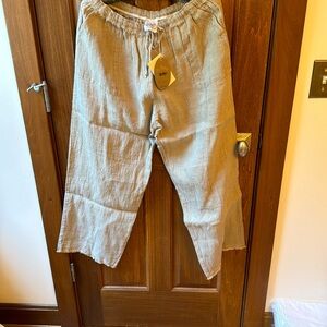 NWT La Bottega di Brunella pants - linen